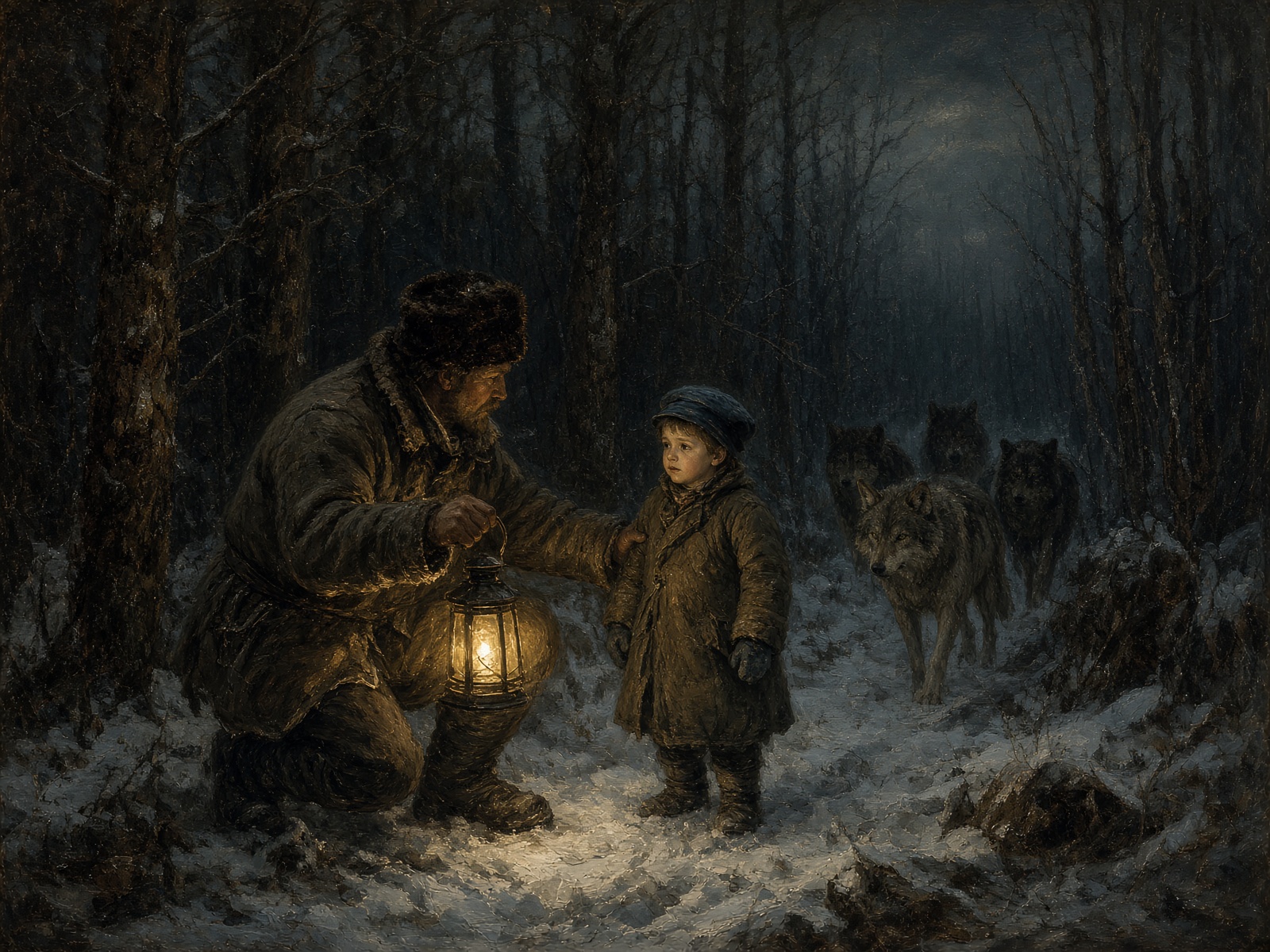 A Child Preserved from Wolves