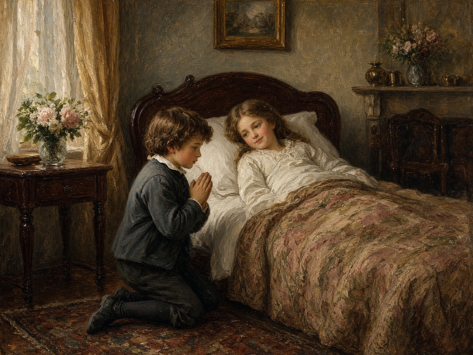A Child Whose Life Was Saved in Answer to Prayer — By His Own Prayer the Life of His Sister Is Saved