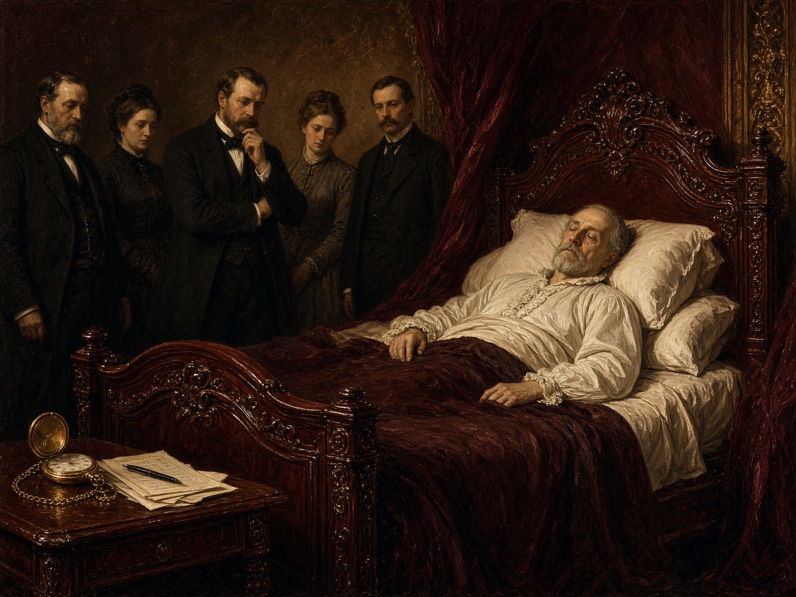 A Rich Man's Death Scene