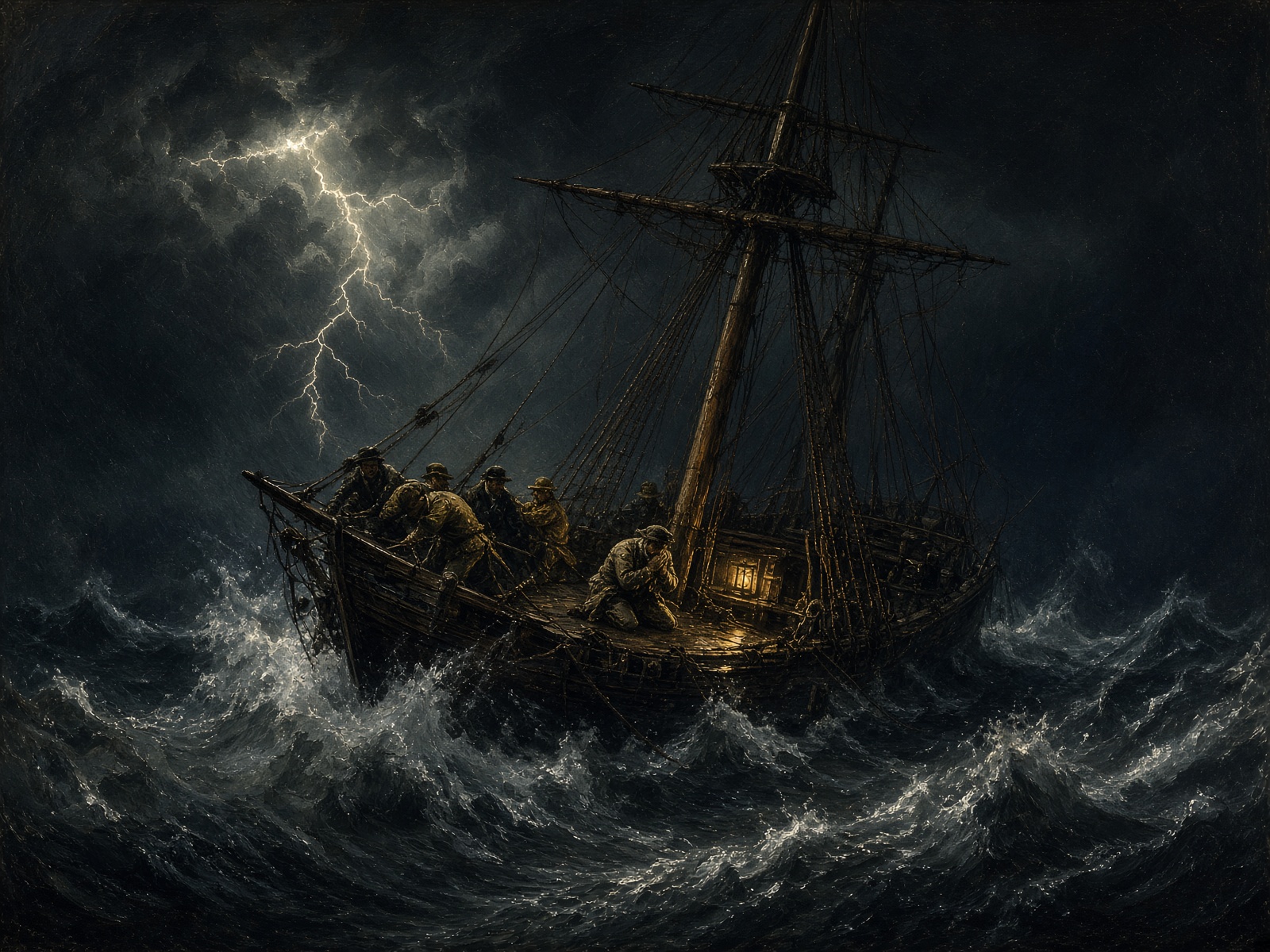 A Ship's Crew Saved in Answer to Prayer