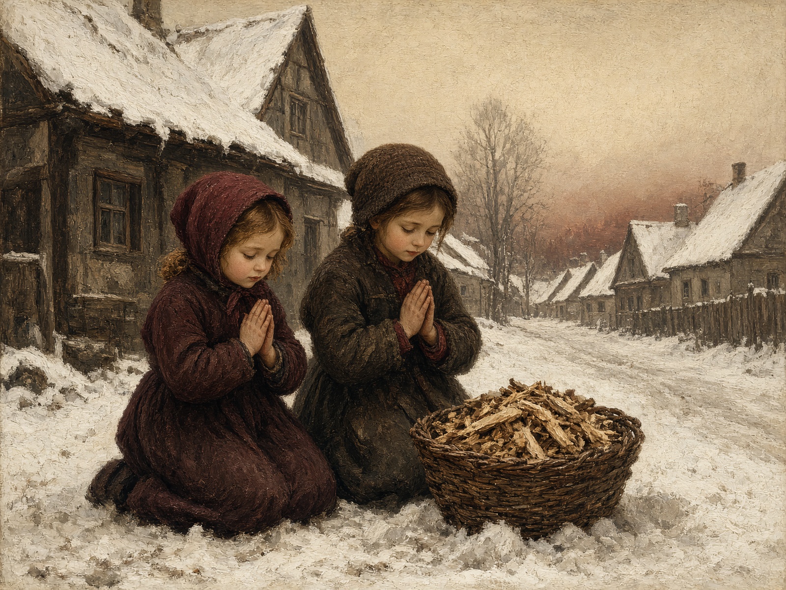 Annie and Vanie's First Real Prayer
