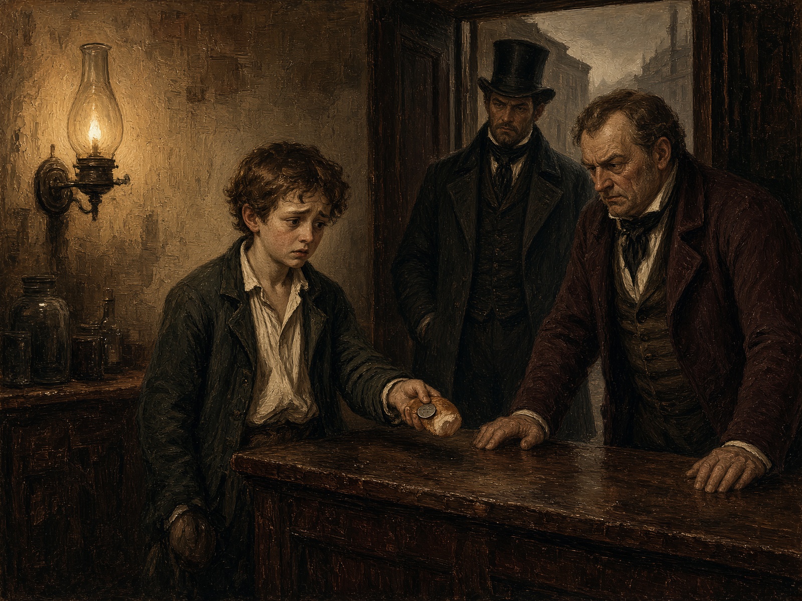 I'll Never Steal Again — If Father Kills Me for It
