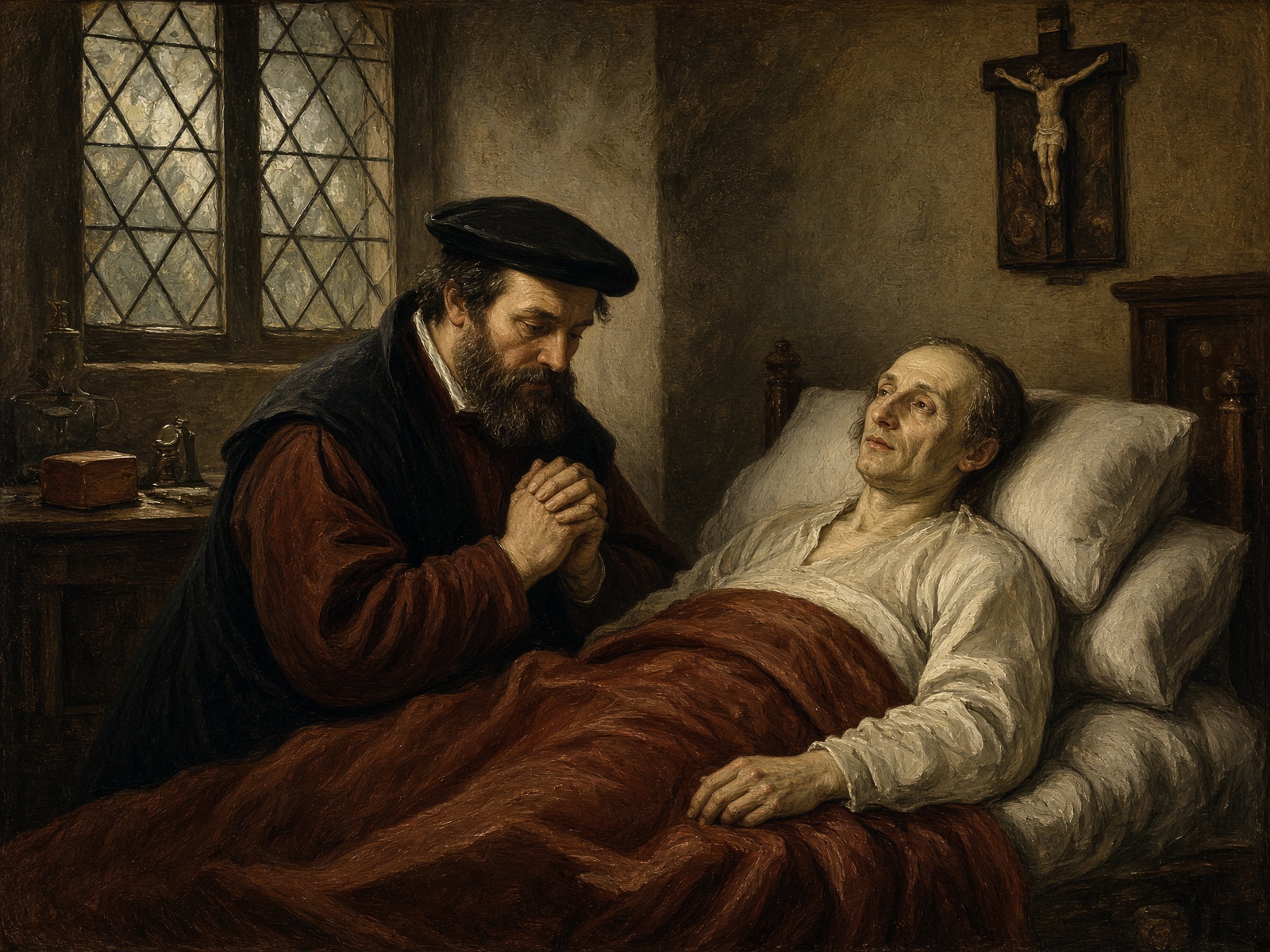 Melancthon's Life Saved from Death in Answer to Luther's Prayer
