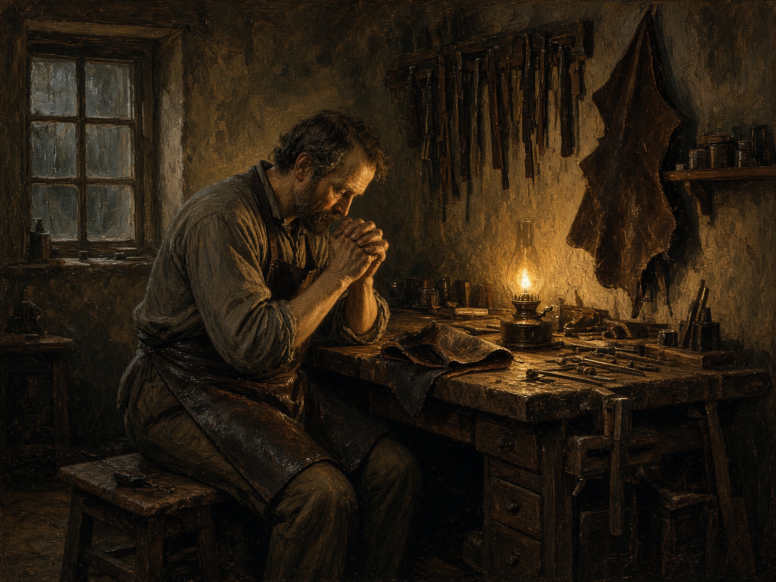 The Praying Shoe-maker