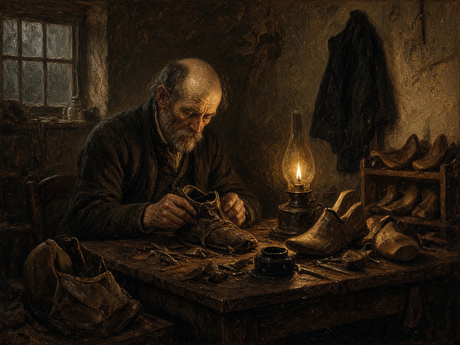 The Praying Shoe-maker
