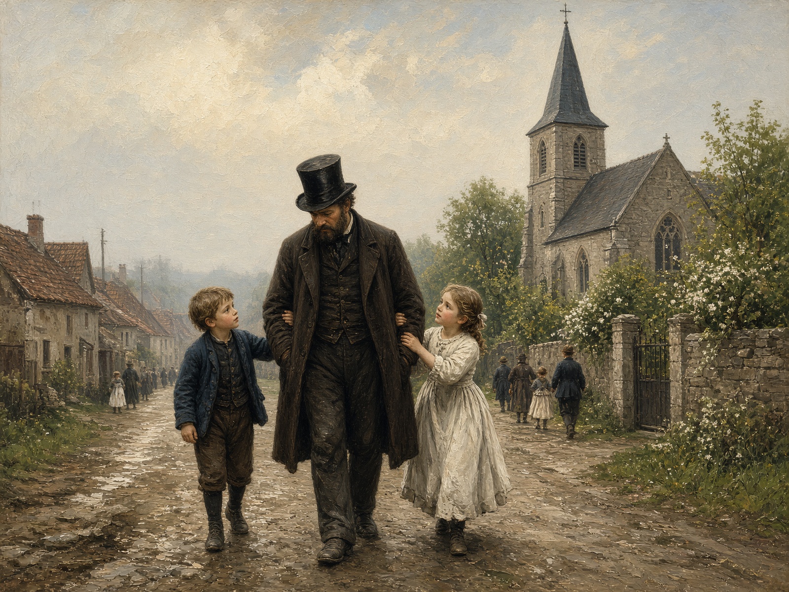 The Unbelieving Father Led to Go to Church